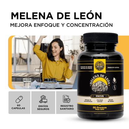 Melena de Leon En capsula de 100 mg